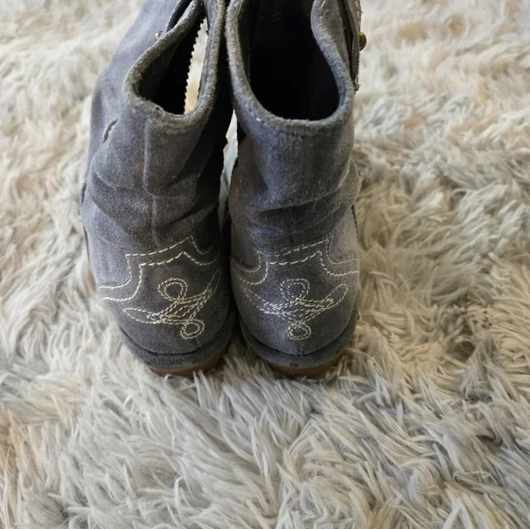 Sundance Blue/Gray Cowboy Booties - Picture 7 of 9
